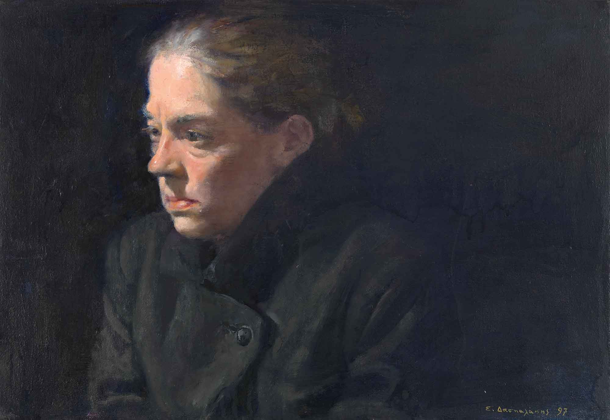 Portrait of Andrea / 1997, oil on canvas, 52 x 75 cm – private collection