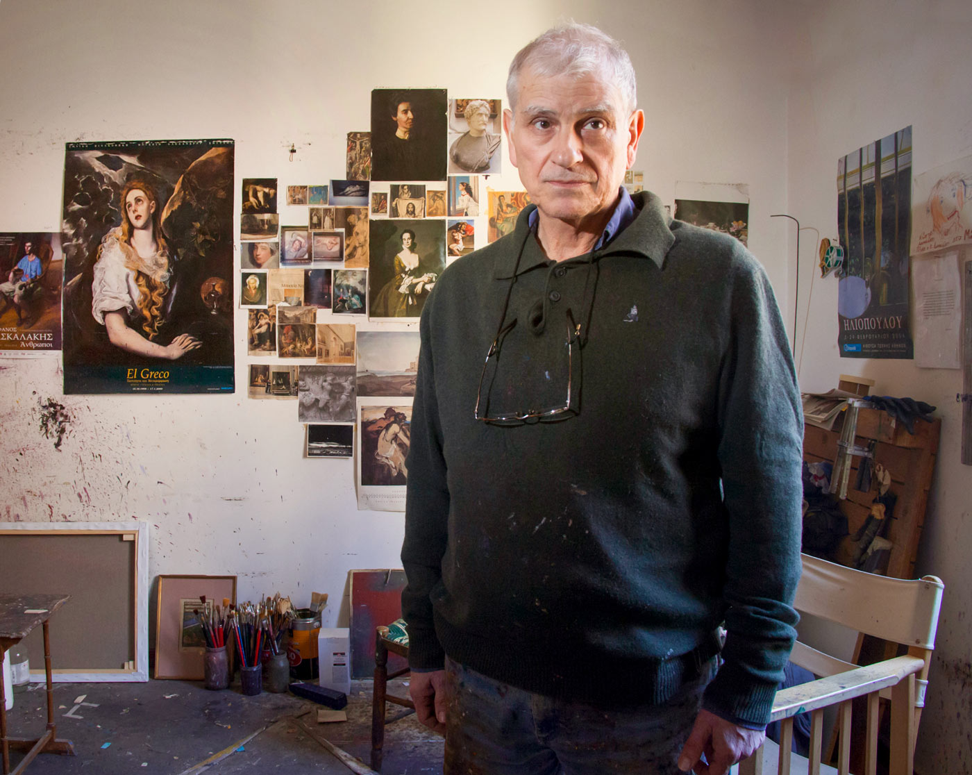 Stefanos Daskalakis , greek painter, CV